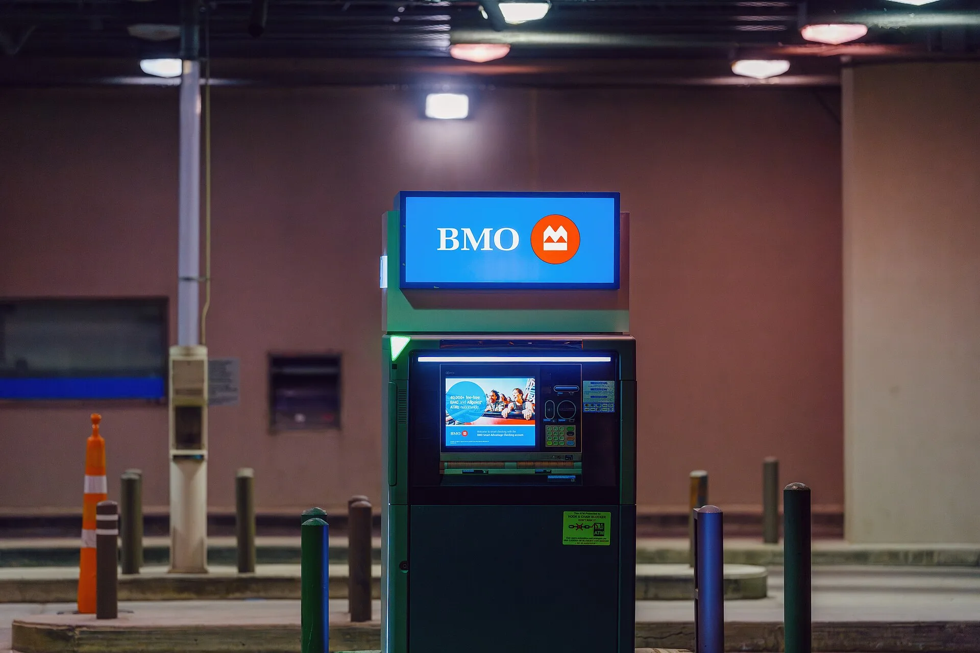 A BMO bank drive-thru ATM machine in Casper, Wyoming. Quoting an ATM route business job: template and real numbers