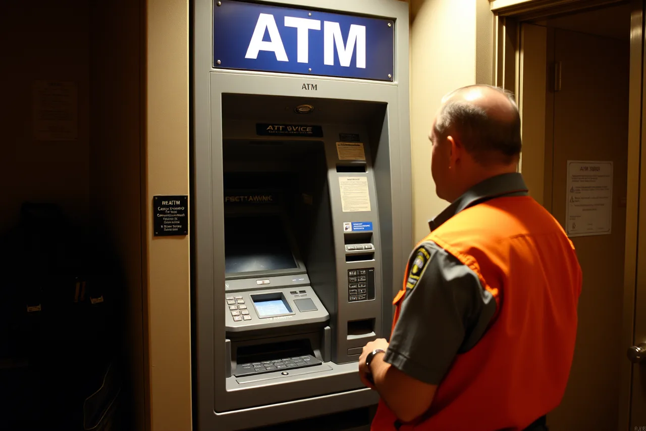 ATM technician servicing a machine in a Las Vegas resort (What does Nevada gaming compliance mean for Las Vegas ATM routes?)
